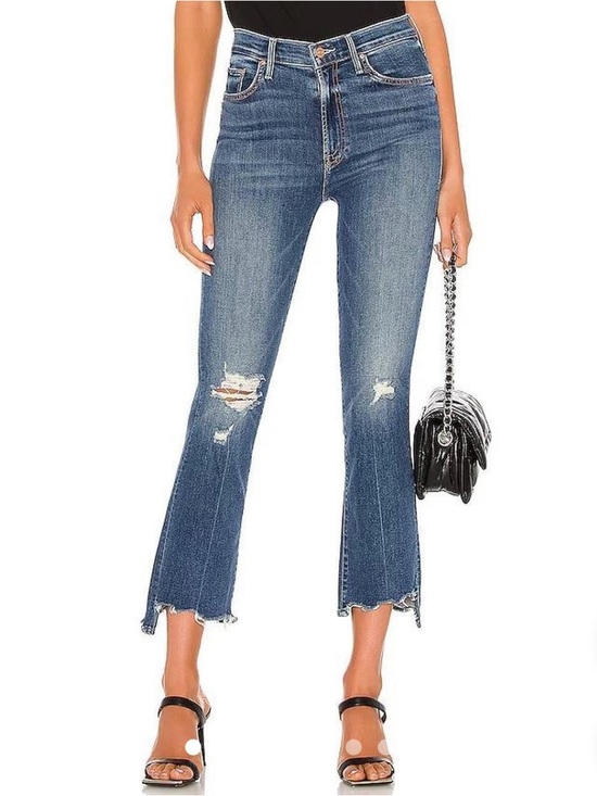 MOTHER Denim - MOTHER The Insider Crop Step Chew